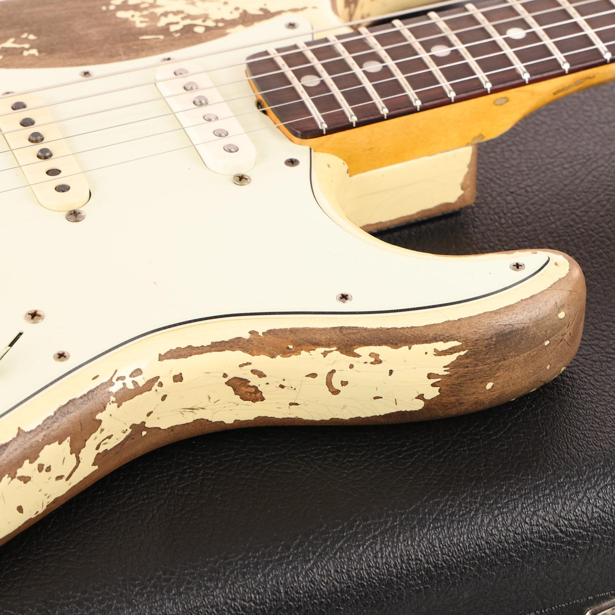 Fender Custom Shop Limited Big Head Stratocaster Super Heavy Relic Aged Vintage White 2020 — 10