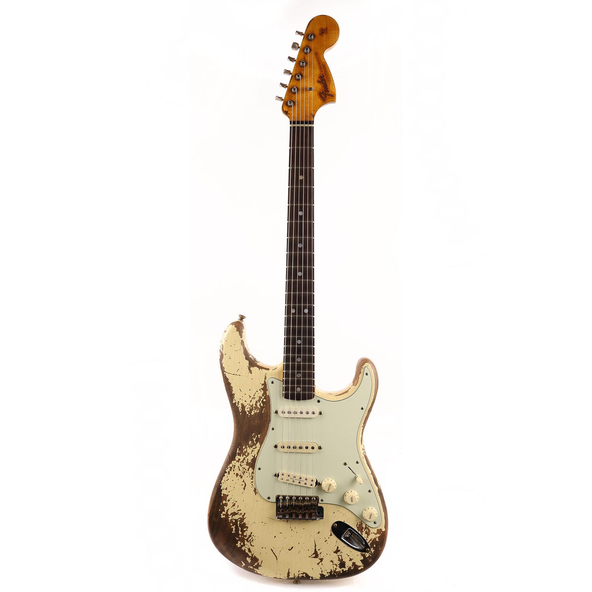 Fender Custom Shop Limited Big Head Stratocaster Super Heavy Relic Aged Vintage White 2020 — 2