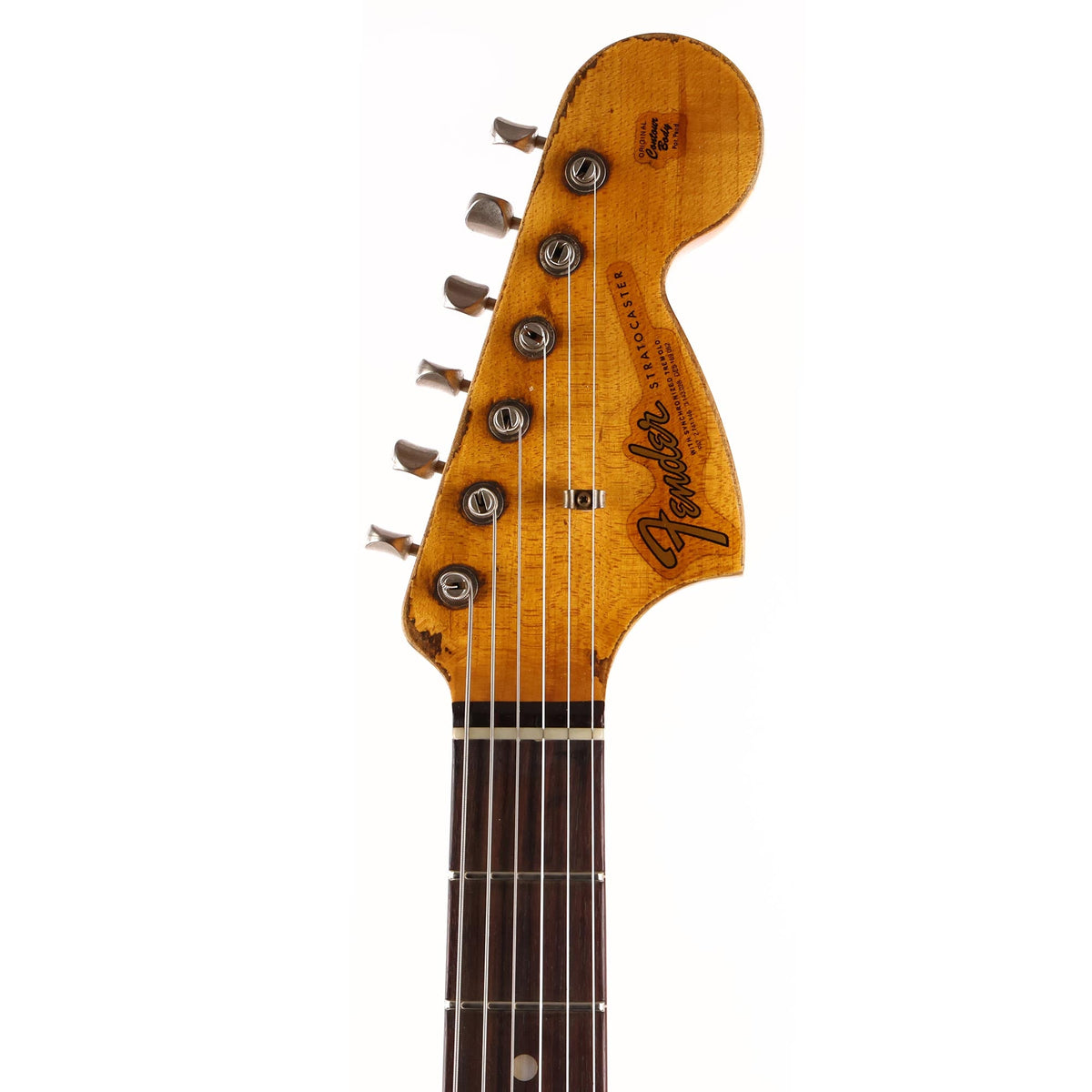 Fender Custom Shop Limited Big Head Stratocaster Super Heavy Relic Aged Vintage White 2020 — 4