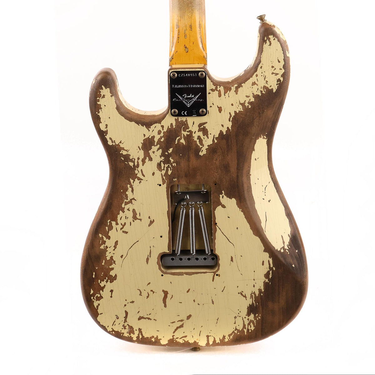 Fender Custom Shop Limited Big Head Stratocaster Super Heavy Relic Aged Vintage White 2020 — 6
