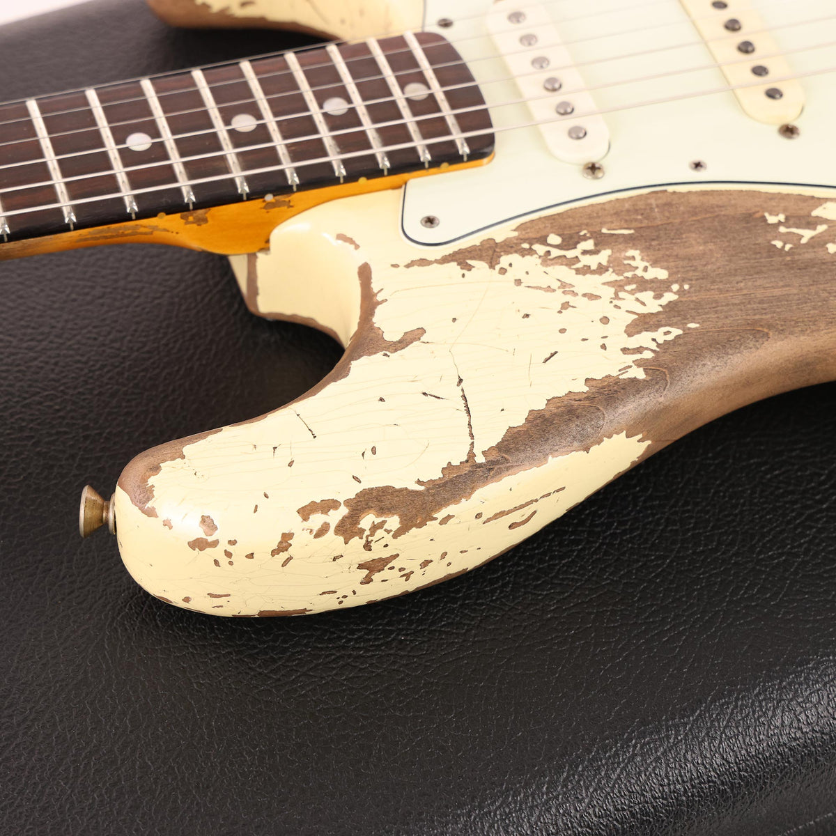 Fender Custom Shop Limited Big Head Stratocaster Super Heavy Relic Aged Vintage White 2020 — 7