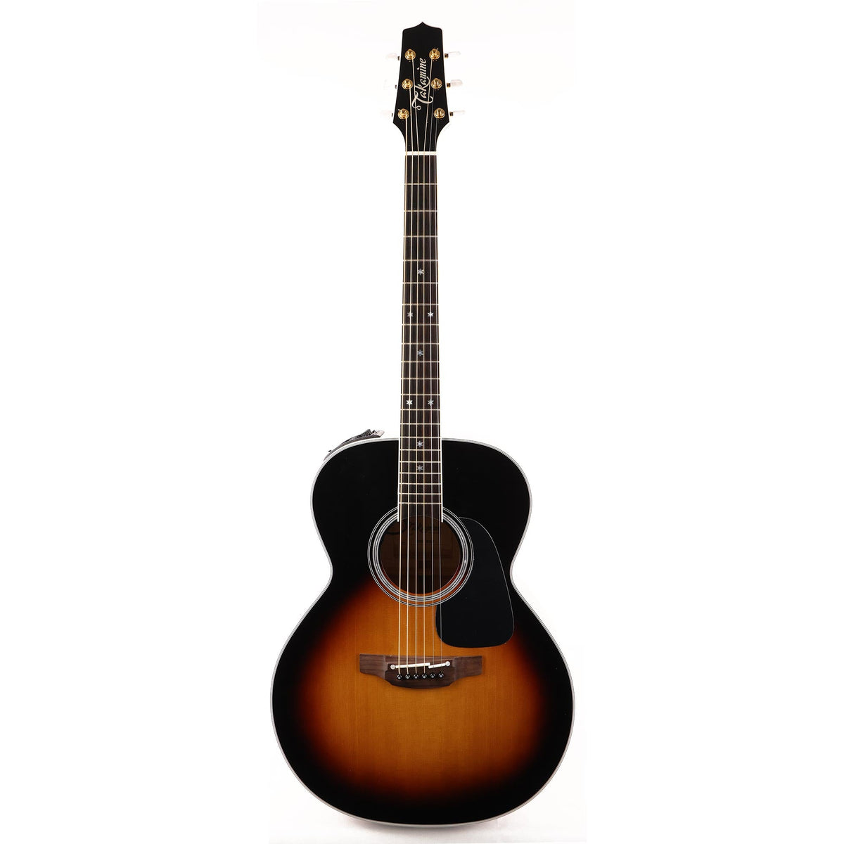 Takamine P6N BSB Acoustic-Electric Guitar Brown Sunburst Used — 2