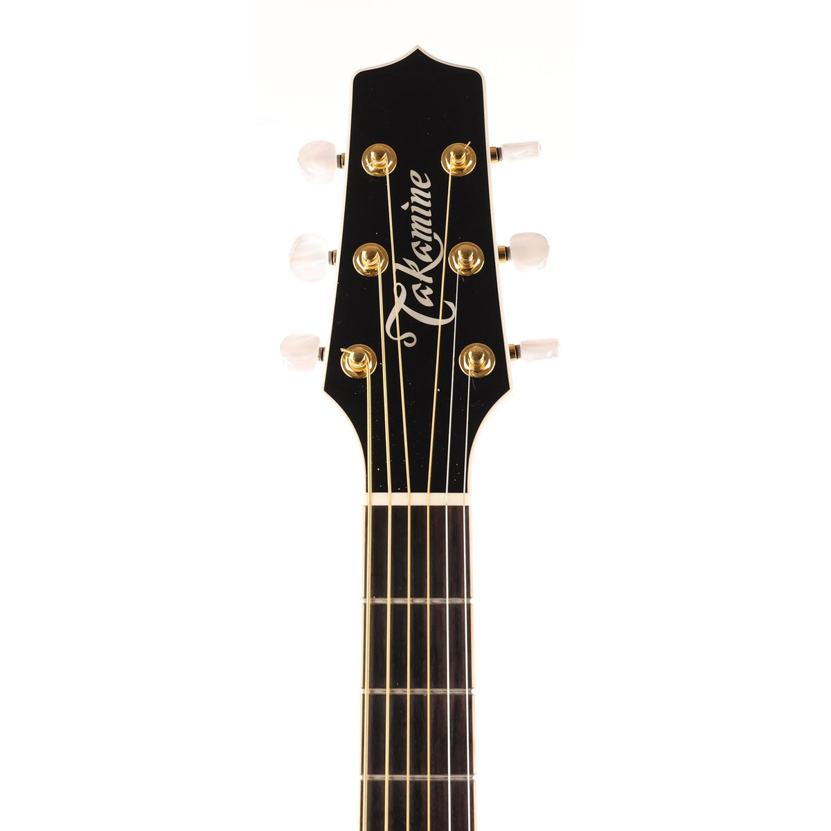 Takamine P6N BSB Acoustic-Electric Guitar Brown Sunburst Used — 4
