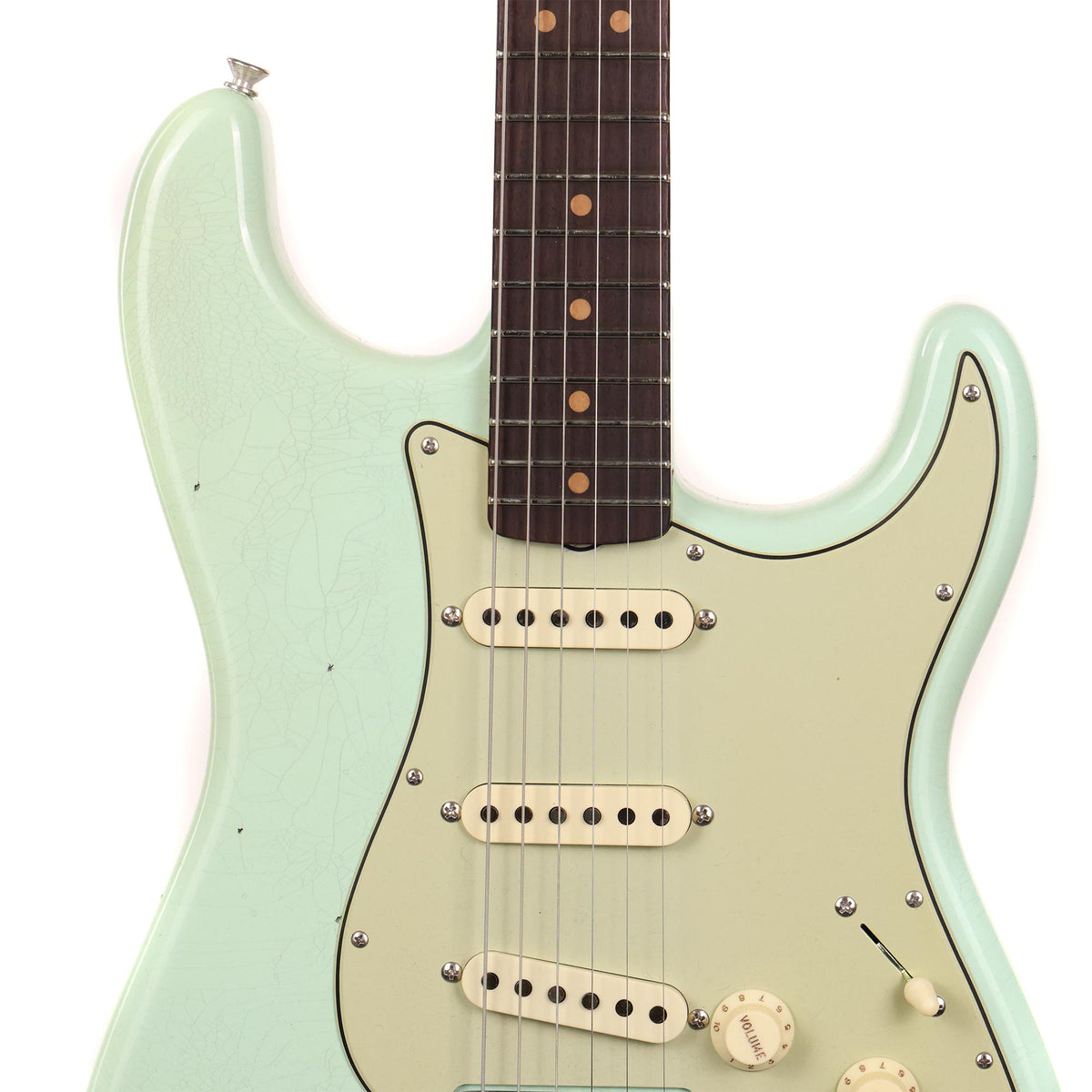 Fender Custom Shop Limited Edition 1964 Stratocaster Faded Aged Surf Green 2023 — 5