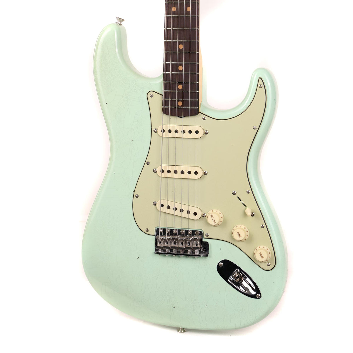 Fender Custom Shop Limited Edition 1964 Stratocaster Faded Aged Surf Green 2023 — 6