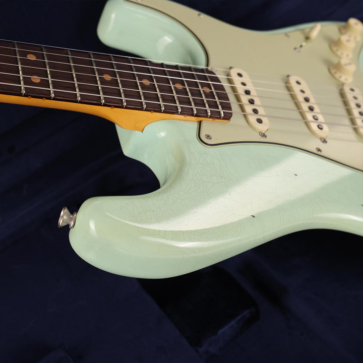 Fender Custom Shop Limited Edition 1964 Stratocaster Faded Aged Surf Green 2023