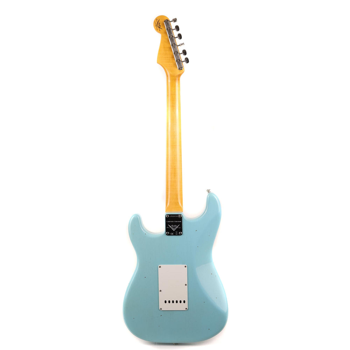 Fender Custom Shop Limited Edition 1964 Stratocaster Journeyman Relic Aged Daphne Blue Used — 3