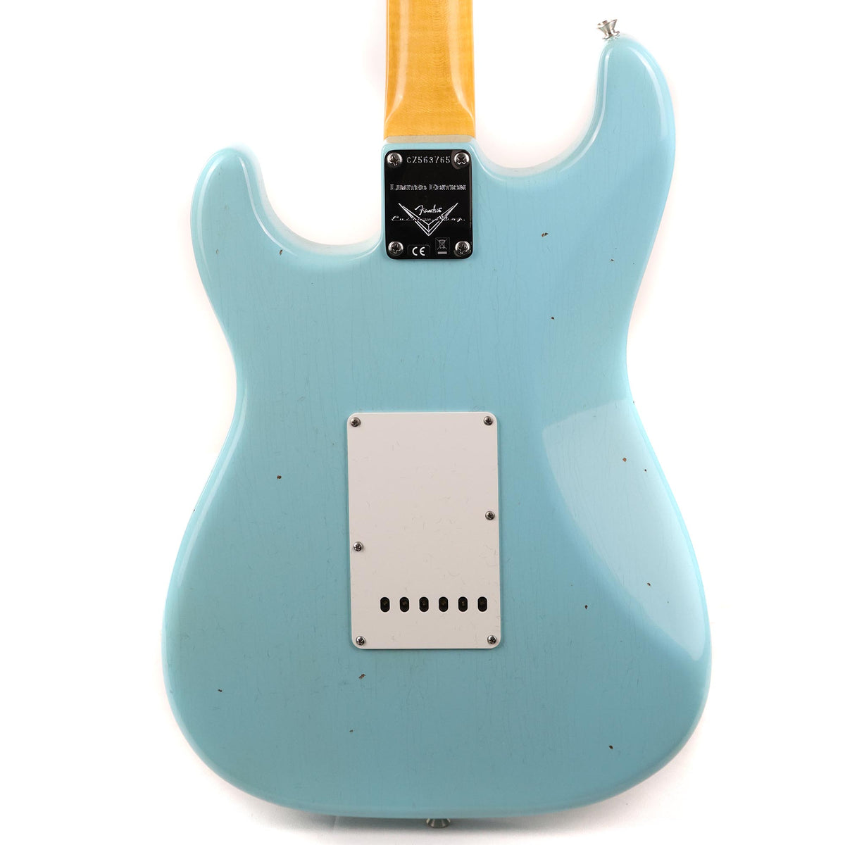 Fender Custom Shop Limited Edition 1964 Stratocaster Journeyman Relic Aged Daphne Blue Used — 6