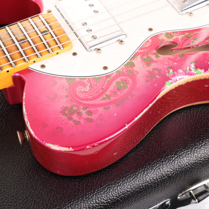 Fender Custom Shop Limited Edition 1972 Telecaster Thinline Heavy Relic Pink Paisley
