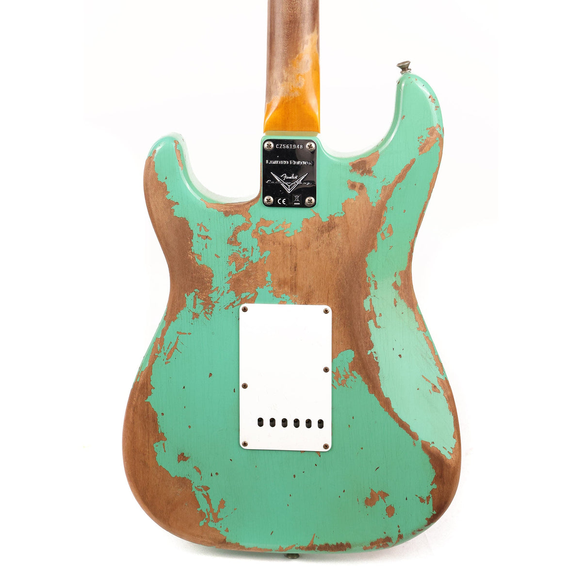 Fender Custom Shop Dual Mag II Stratocaster Super Heavy Relic Aged Seafoam Green Used — 6