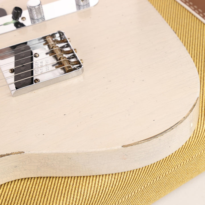 Fender Custom Shop Limited Edition Roasted Pine Double Esquire Aged White Blonde 2022