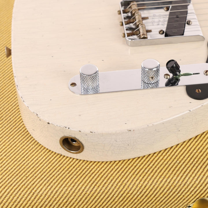 Fender Custom Shop Limited Edition Roasted Pine Double Esquire Aged White Blonde 2022