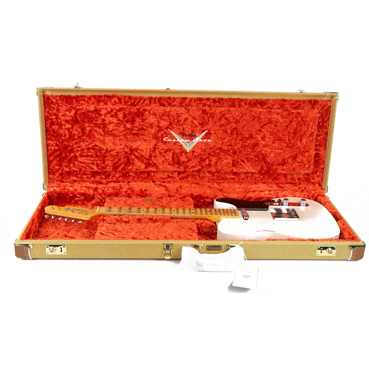 Fender Custom Shop Limited Edition Roasted Pine Double Esquire Aged White Blonde 2022 — 12