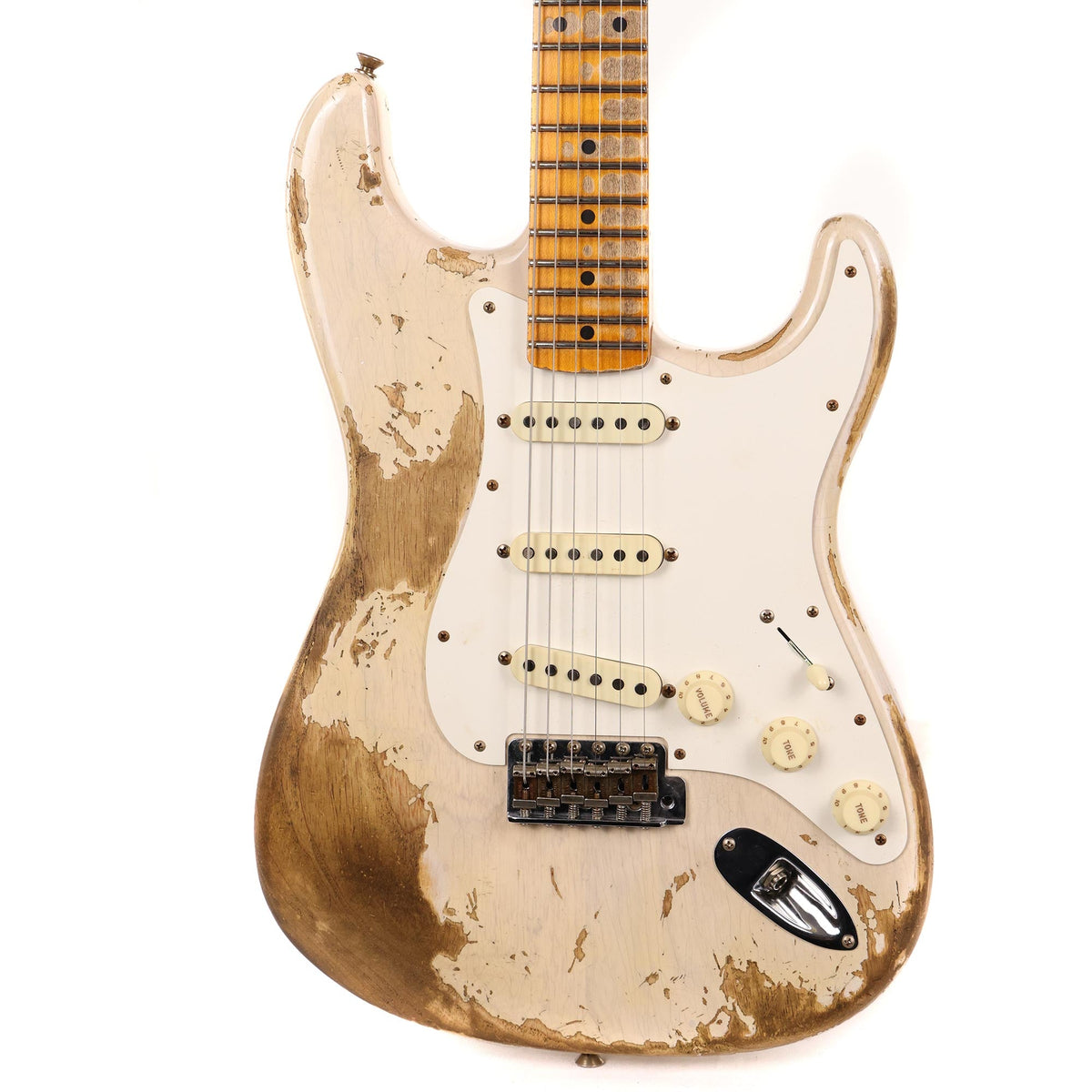 Fender Custom Shop Limited Red Hot Stratocaster Super Heavy Relic Aged White Blonde 2023 — 1