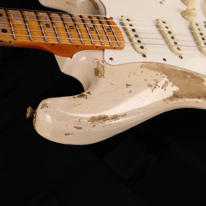 Fender Custom Shop Limited Red Hot Stratocaster Super Heavy Relic Aged White Blonde 2023