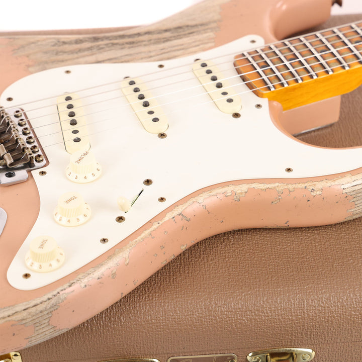 Fender Custom Shop Limited Edition Red Hot Stratocaster Super Heavy Relic Dirty Shell Pink