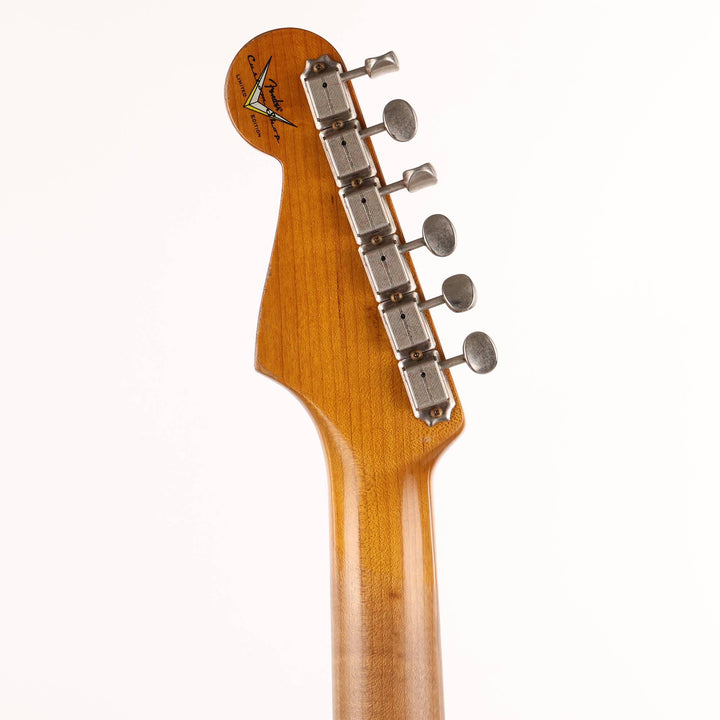 Fender Custom Shop Limited Edition 1961 Stratocaster Heavy Relic Aged Vintage White over 3-Tone Sunburst