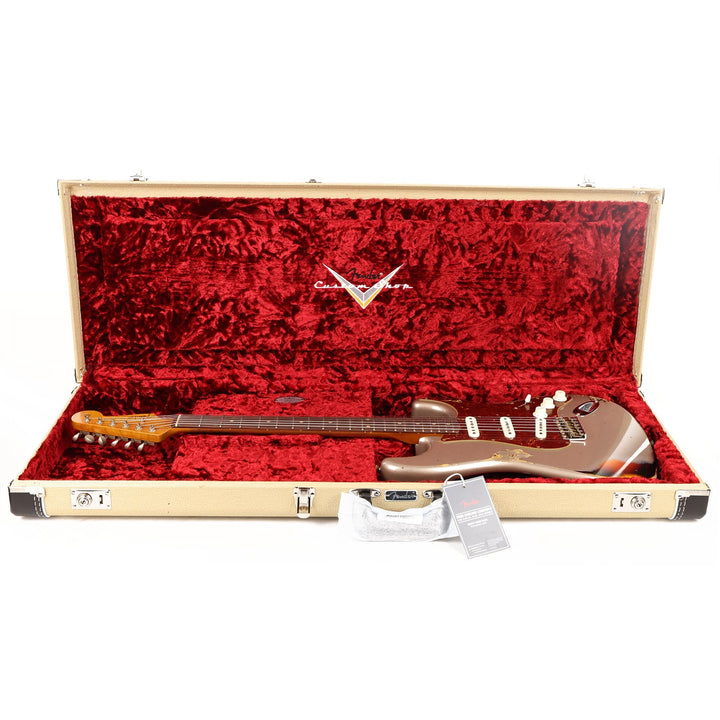 Fender Custom Shop Limited Edition 1961 Stratocaster Heavy Relic Shoreline Gold over 3-Tone Sunburst Used