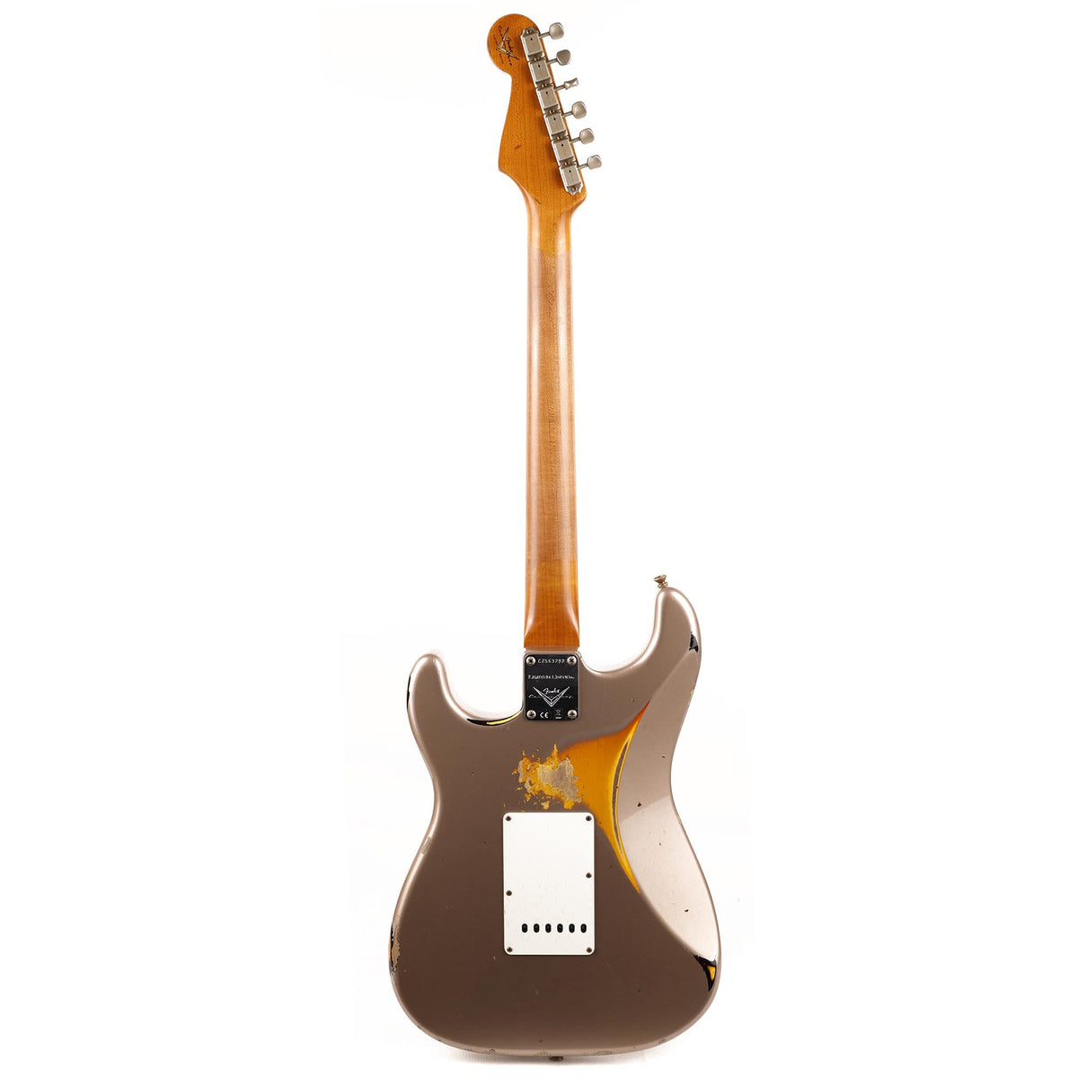 Fender Custom Shop Limited Edition 1961 Stratocaster Heavy Relic Shoreline Gold over 3-Tone Sunburst Used — 3