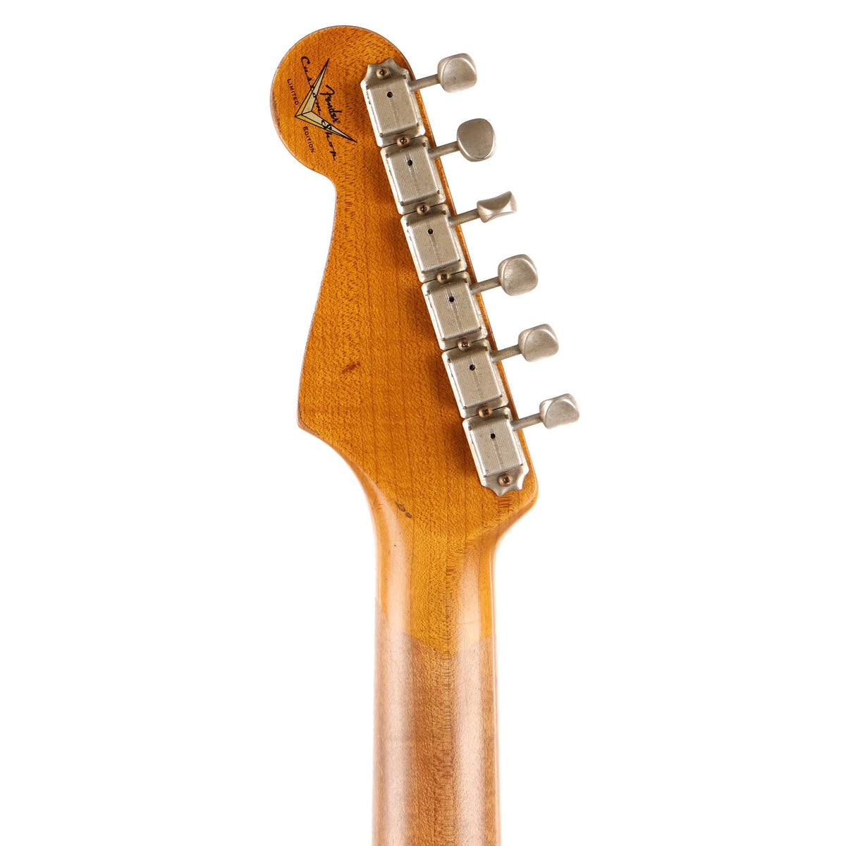 Fender Custom Shop Limited Edition 1961 Stratocaster Heavy Relic Shoreline Gold over 3-Tone Sunburst Used — 5