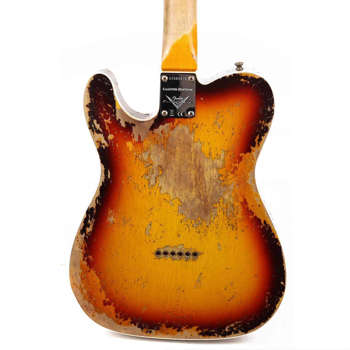 Fender Custom Shop Limited Edition 1959 Custom Telecaster Super Heavy Relic Faded Aged 3-Tone Sunburst — 6