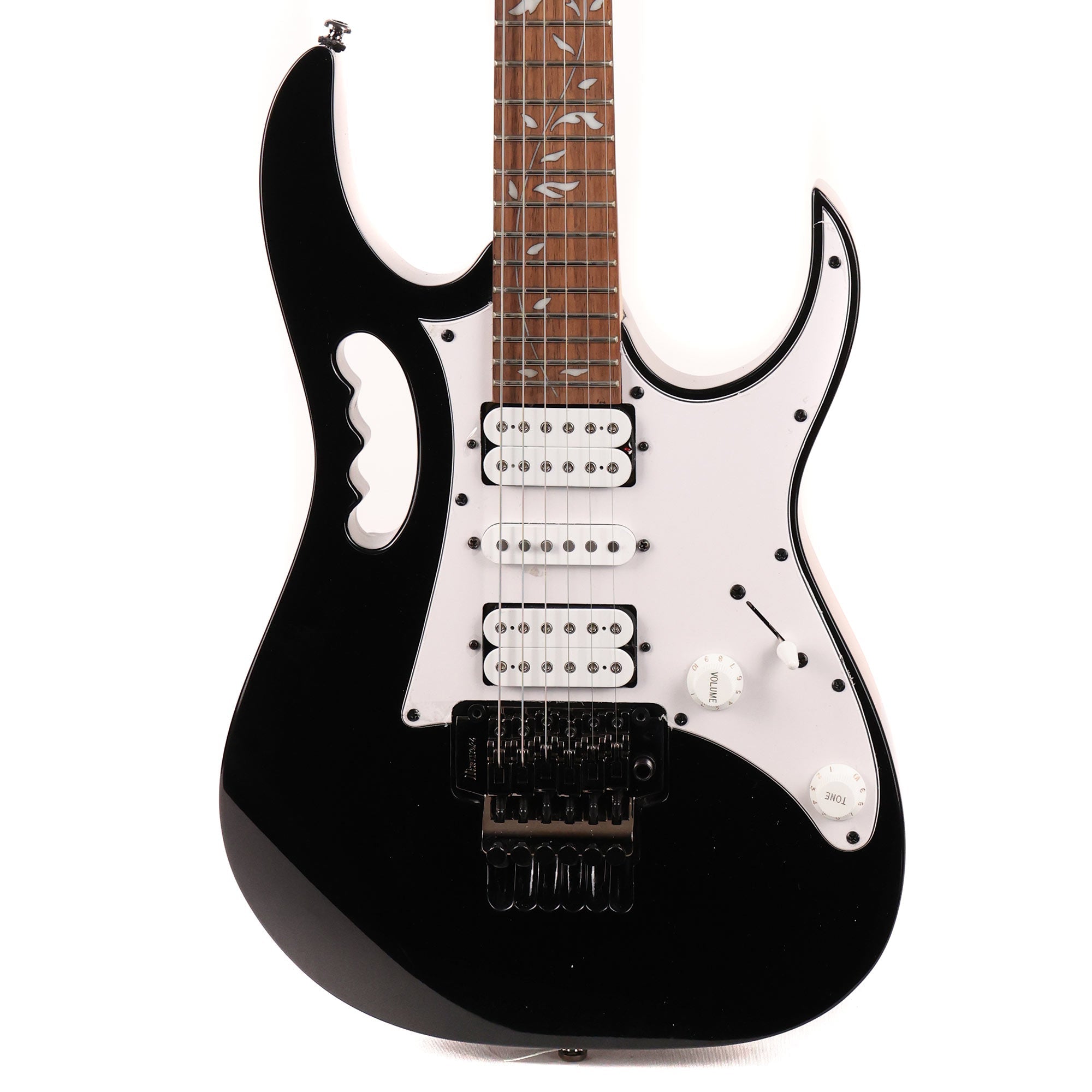 Ibanez JEMJR Guitar Black | The Music Zoo