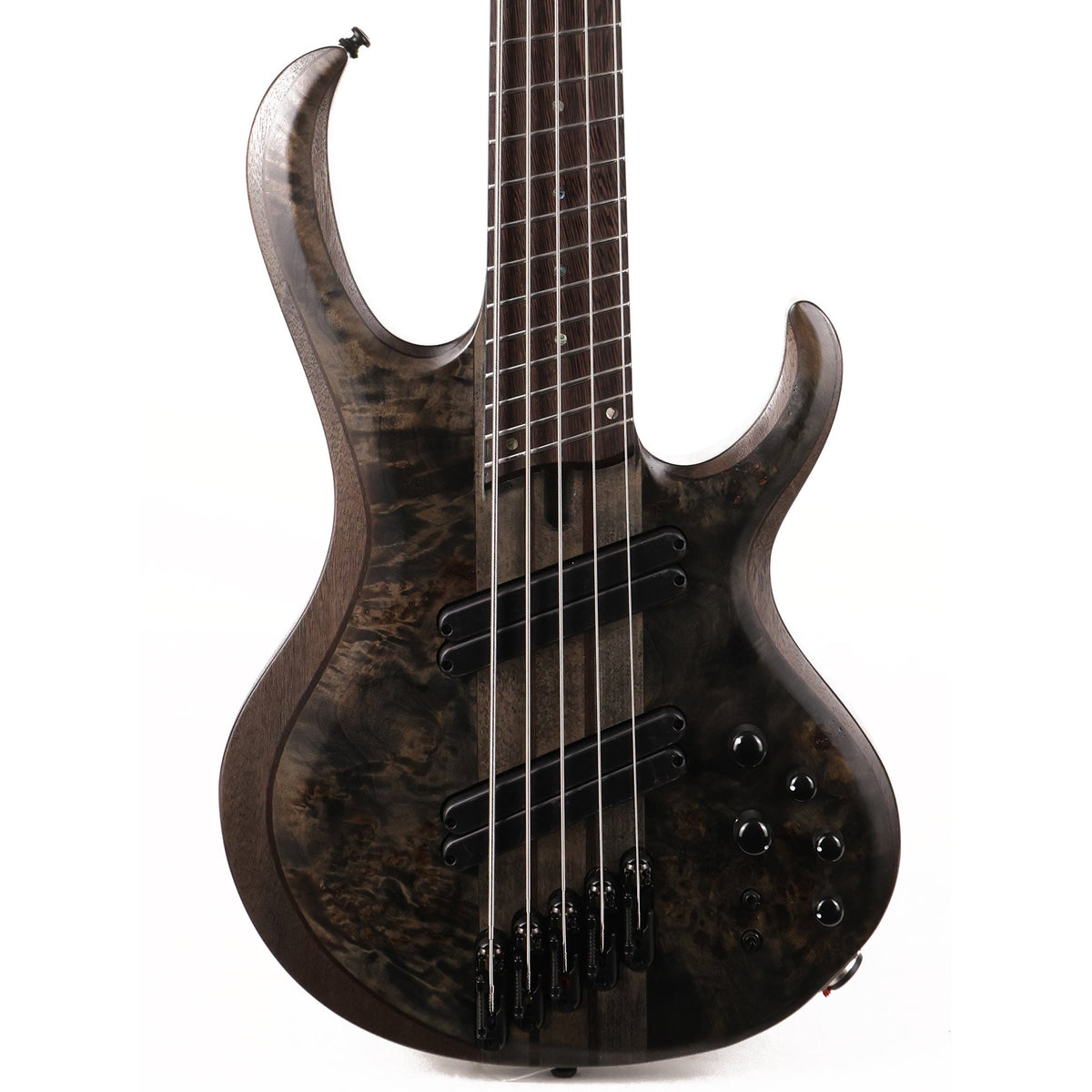 Ibanez BTB 5-String BTB805MS Bass Workshop Transparent Grey Flat — 1