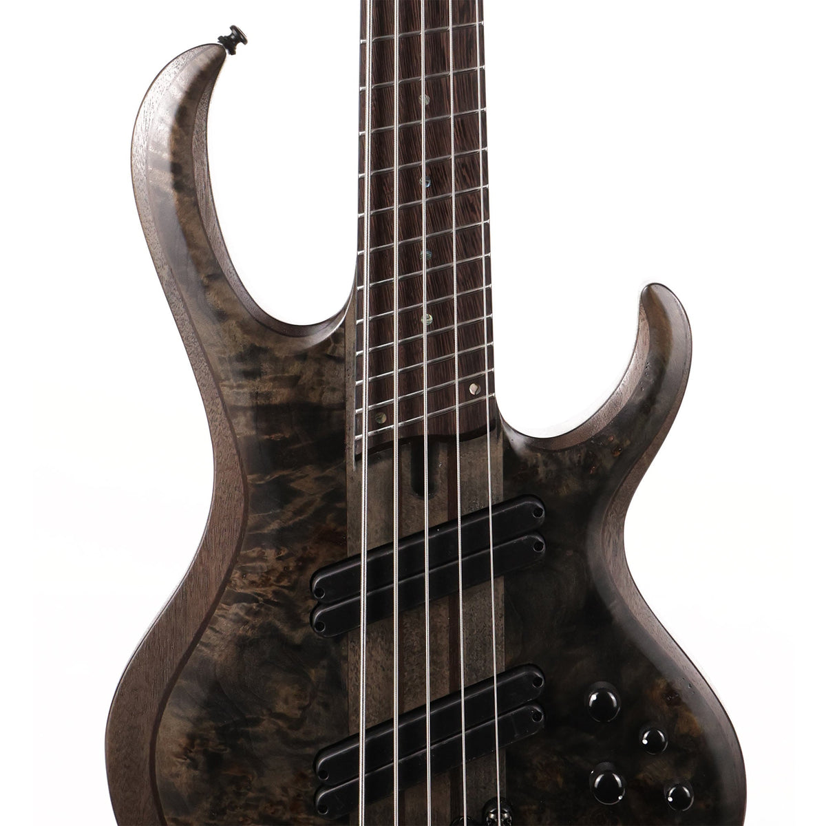 Ibanez BTB 5-String BTB805MS Bass Workshop Transparent Grey Flat — 6