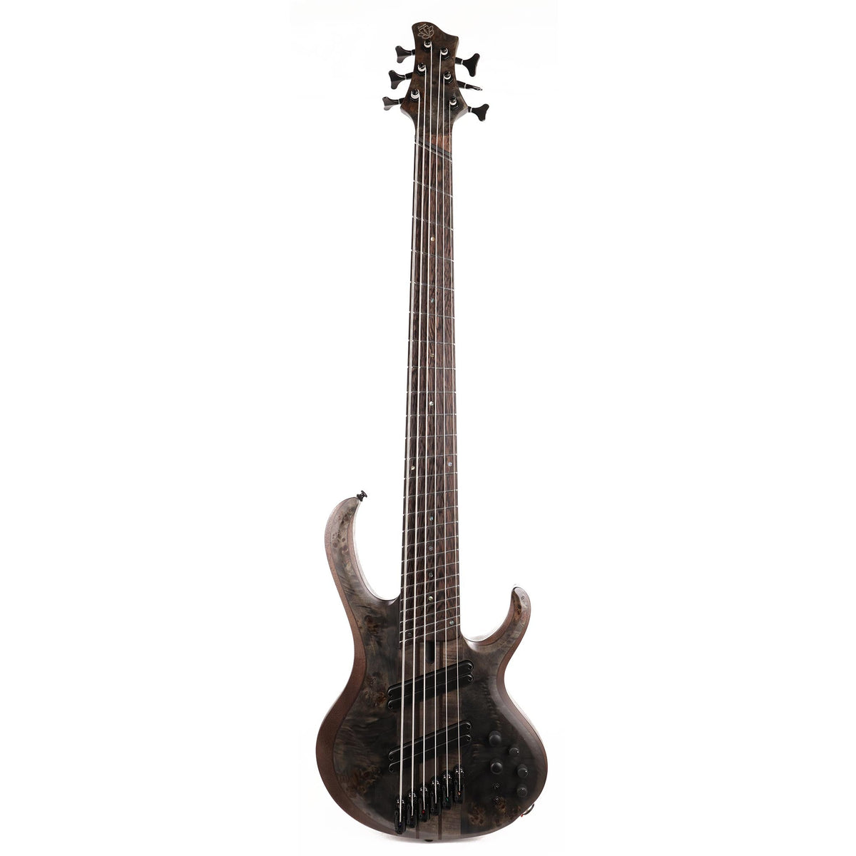 Ibanez BTB Premium 6-String BTB806MS Electric Bass Transparent Gray Flat — 2