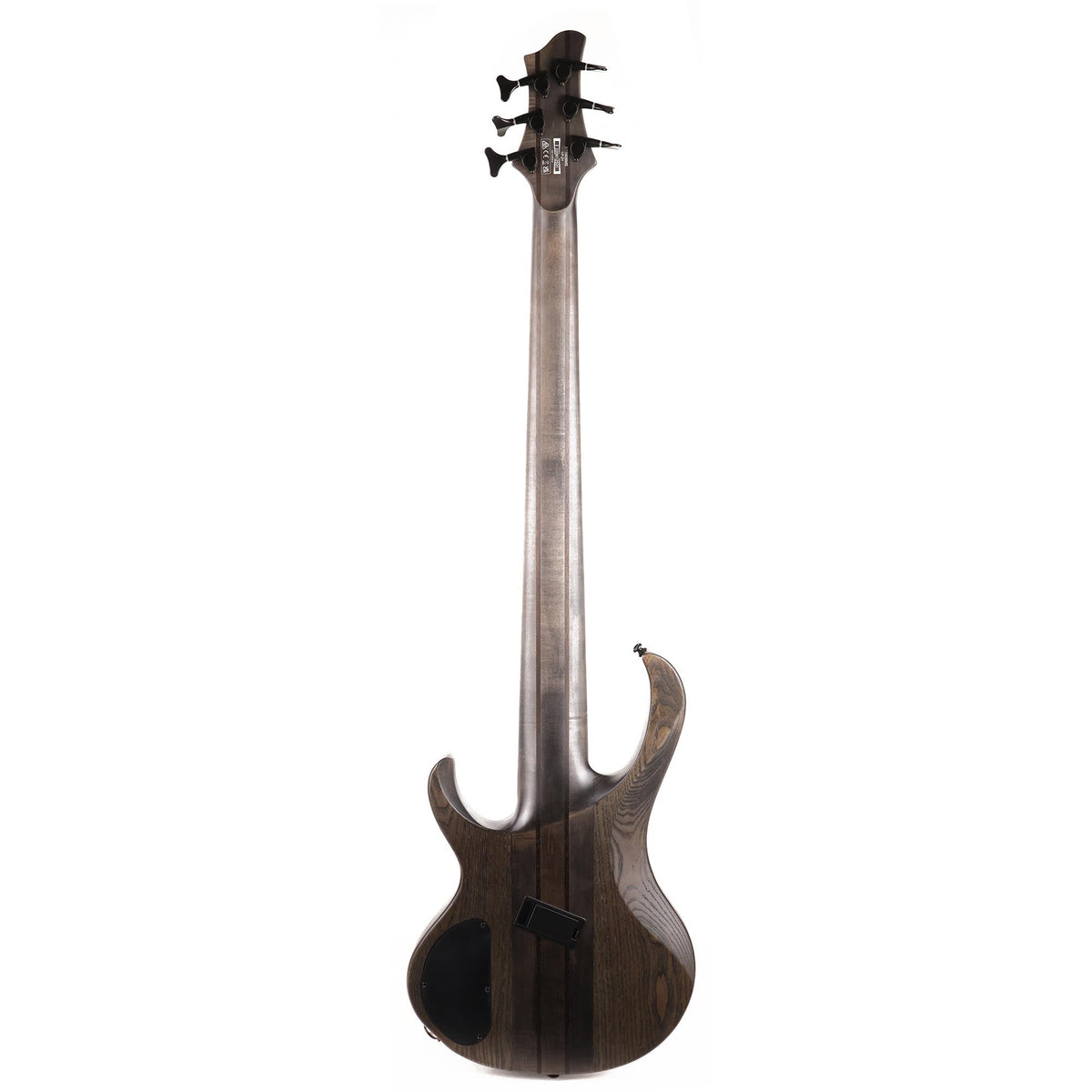 Ibanez BTB Premium 6-String BTB806MS Electric Bass Transparent Gray Flat — 3