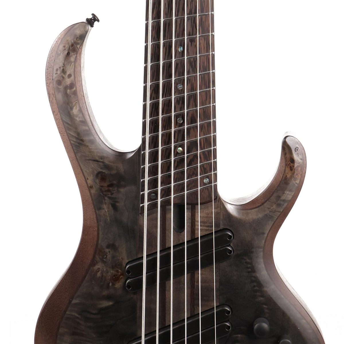Ibanez BTB Premium 6-String BTB806MS Electric Bass Transparent Gray Flat — 6