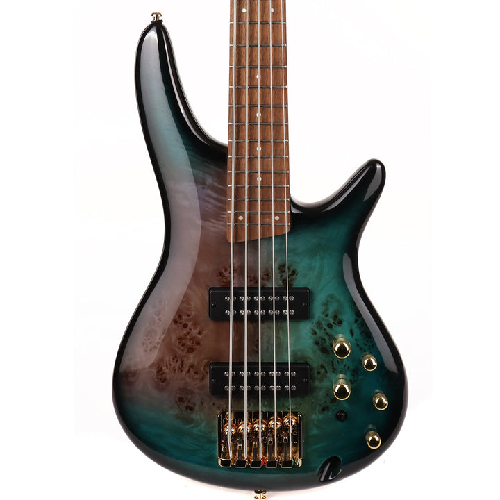 Ibanez SR Standard SR405EPBDX 5-String Electric Bass Tropical Seafloor Burst