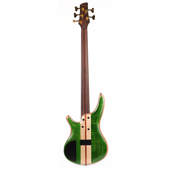 Ibanez Premium SR5FMDX 5-String Bass Emerald Green Low Gloss