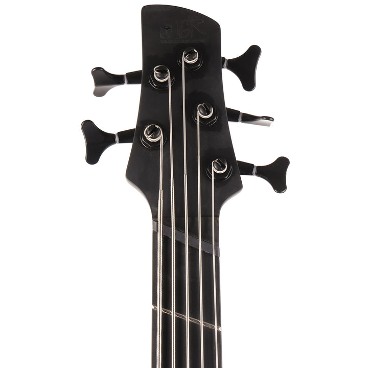 Ibanez Iron Label SRMS625EX Multi-Scale 5-String Bass Black Flat