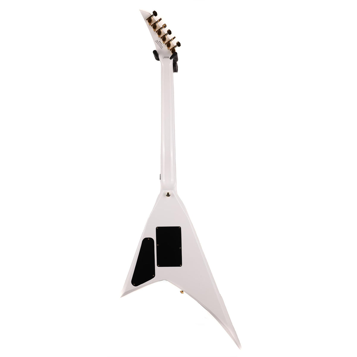 Jackson Concept Series Rhoads RR24 HS White with Black Pinstripes — 3