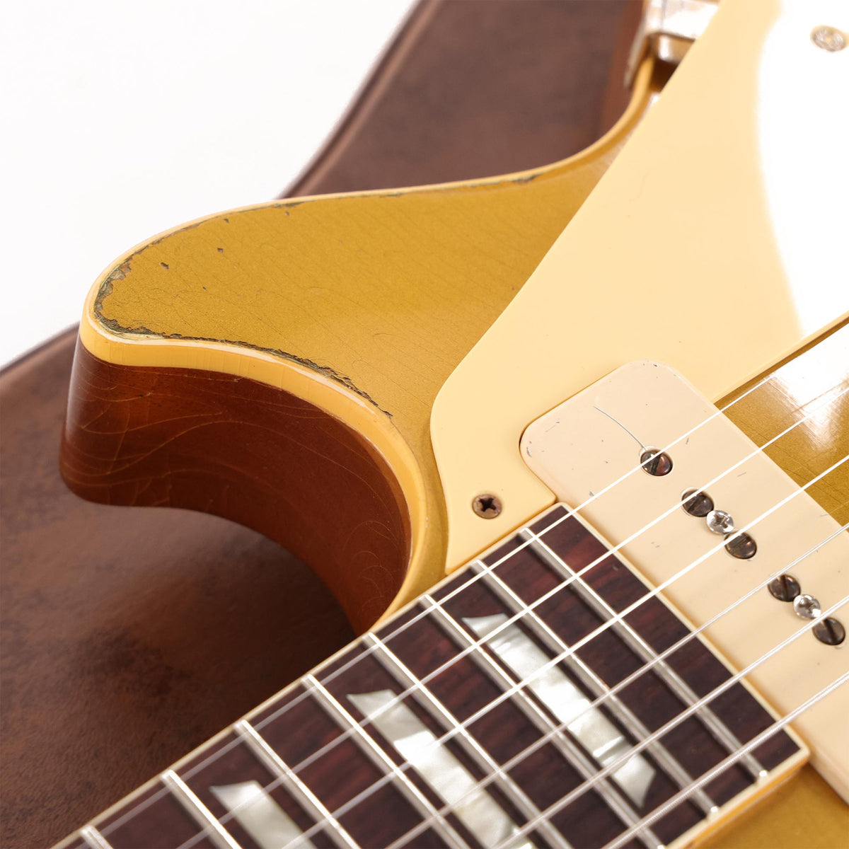 Gibson Custom Shop Sergio Vallin 1955 Les Paul Goldtop Murphy Lab Aged — 9