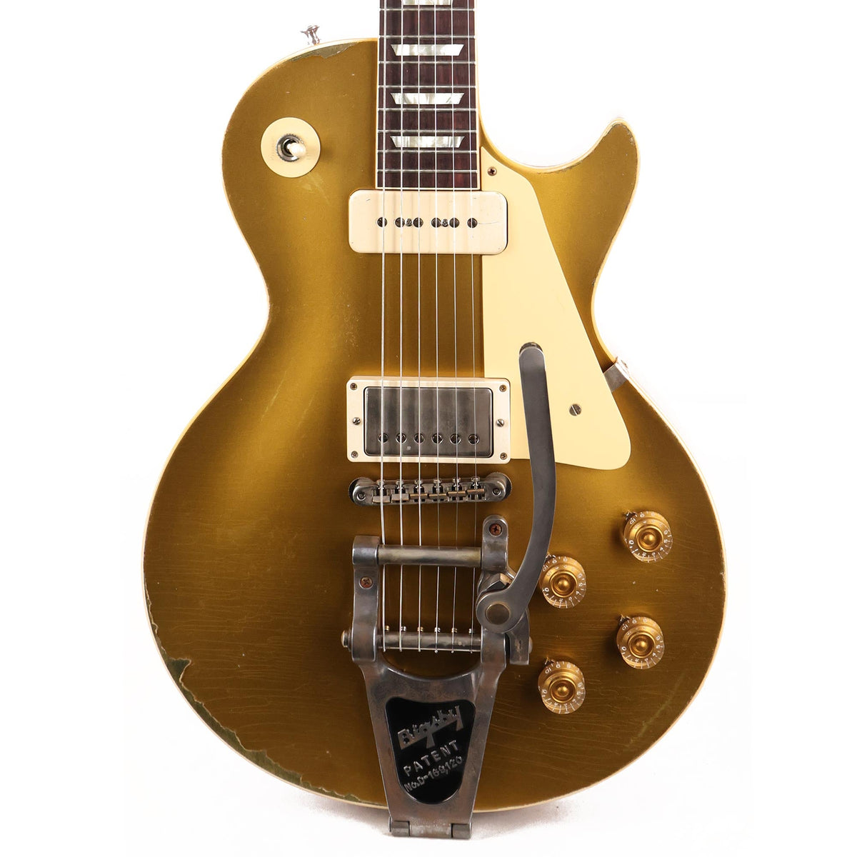 Gibson Custom Shop Sergio Vallin 1955 Les Paul Goldtop Murphy Lab Aged — 1