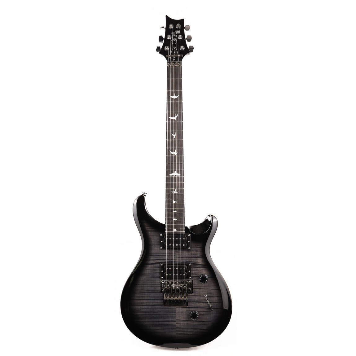 PRS SE Custom 24 Floyd Charcoal Burst Used | The Music Zoo