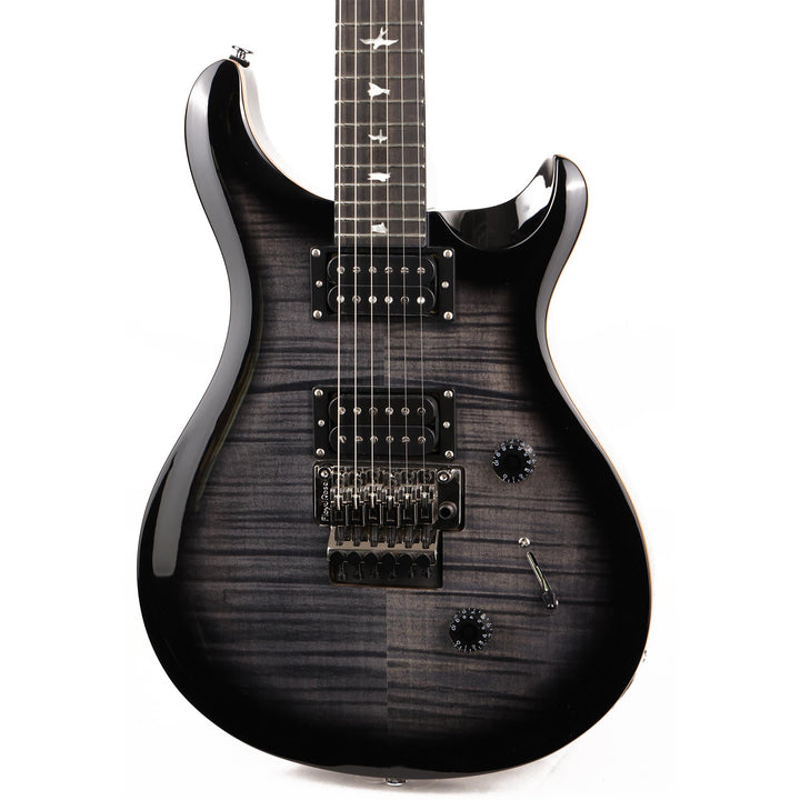 PRS SE Custom 24 Floyd Charcoal Burst | The Music Zoo