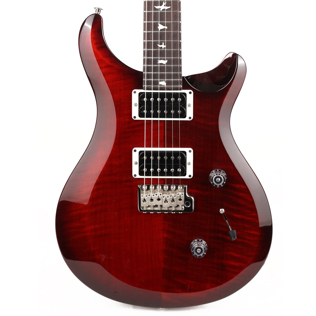 Paul Reed Smith S2 Custom 24 Pattern Thin Neck Fire Red Burst — 1