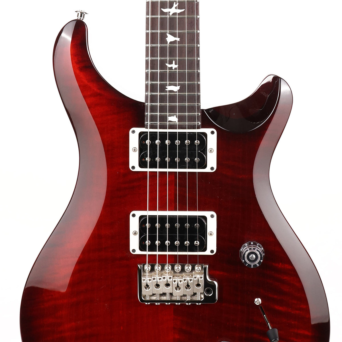 Paul Reed Smith S2 Custom 24 Pattern Thin Neck Fire Red Burst — 6