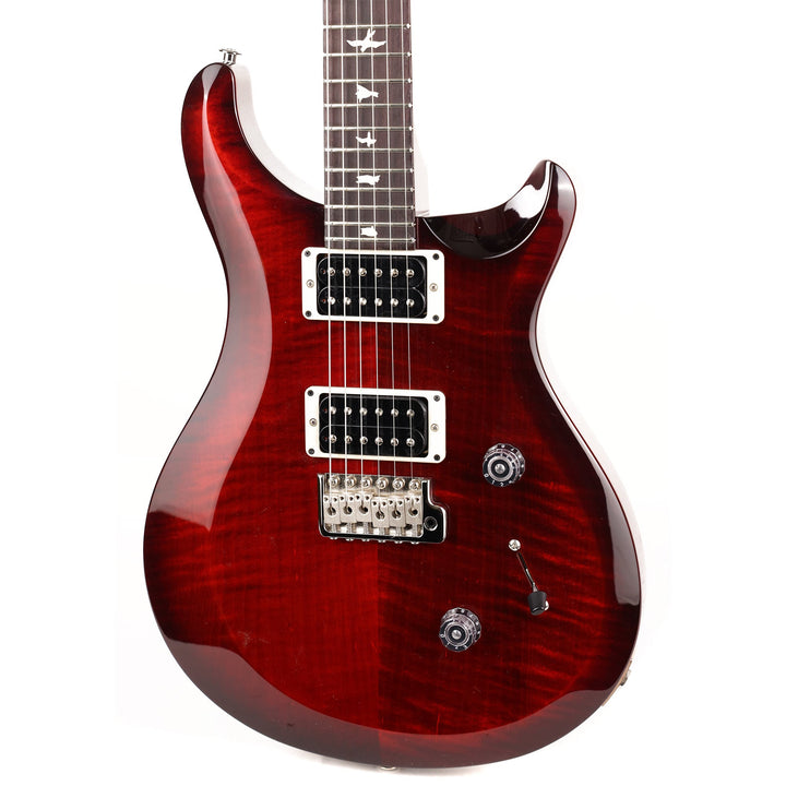 Paul Reed Smith S2 Custom 24 Pattern Thin Neck Fire Red Burst