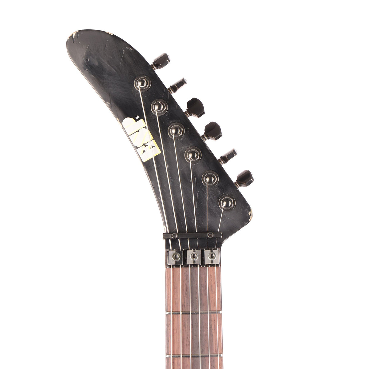 ESP Custom Shop George Lynch Tiger Distressed Black — 4