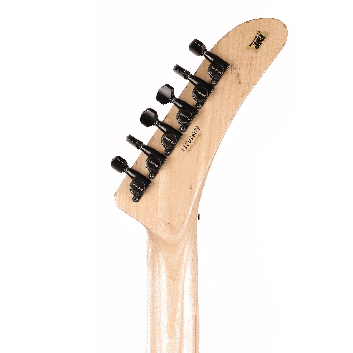 ESP Custom Shop George Lynch Tiger Distressed Black — 5