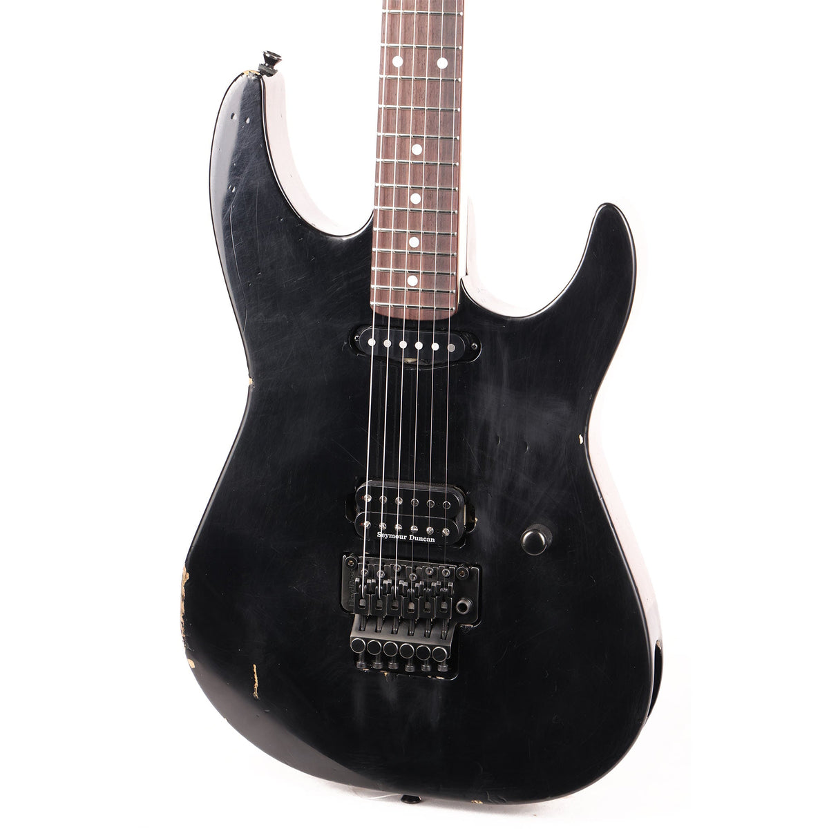 ESP Custom Shop George Lynch Tiger Distressed Black — 7