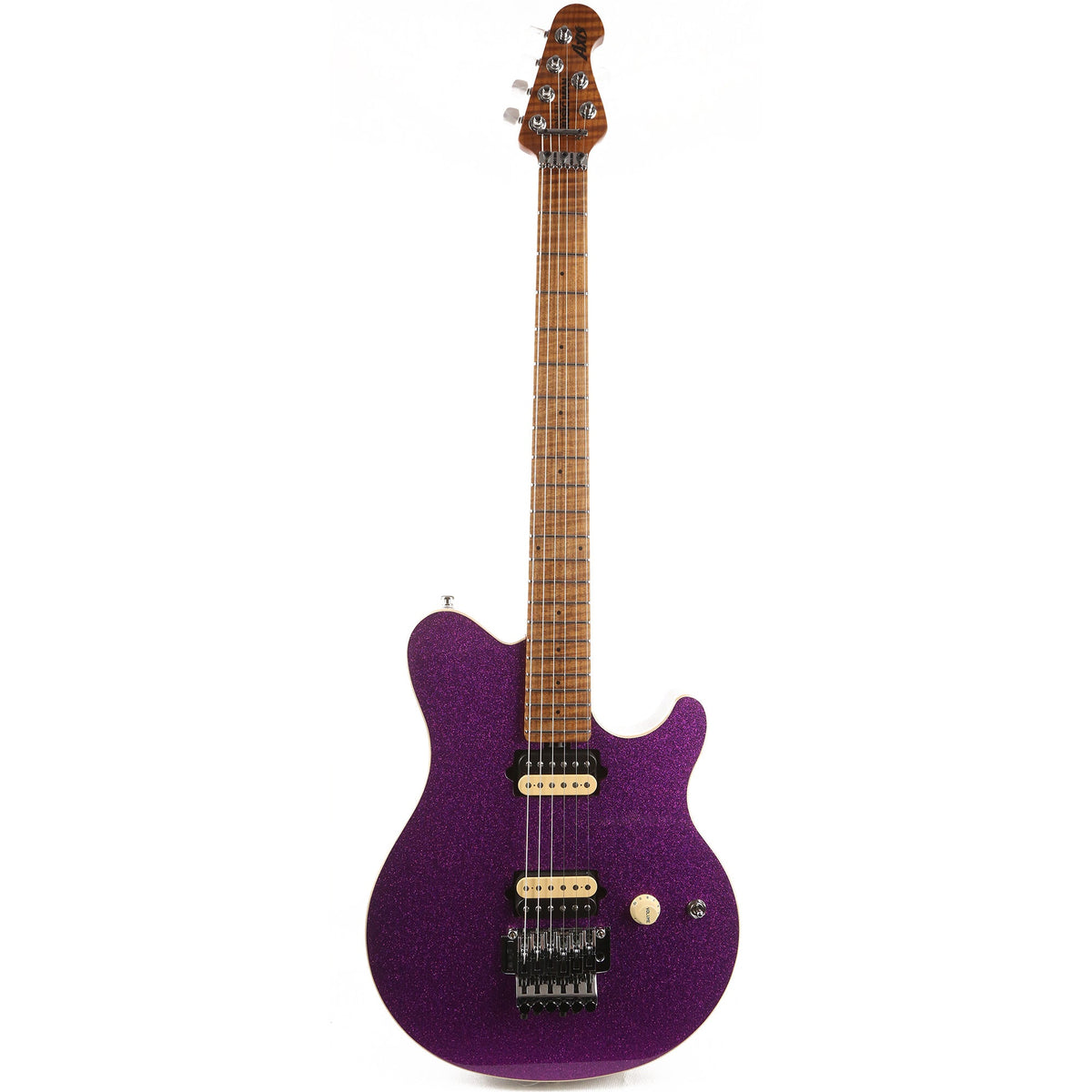 Ernie Ball Music Man Axis Guitar Fuschia Sparkle Music Zoo Exclusive — 2