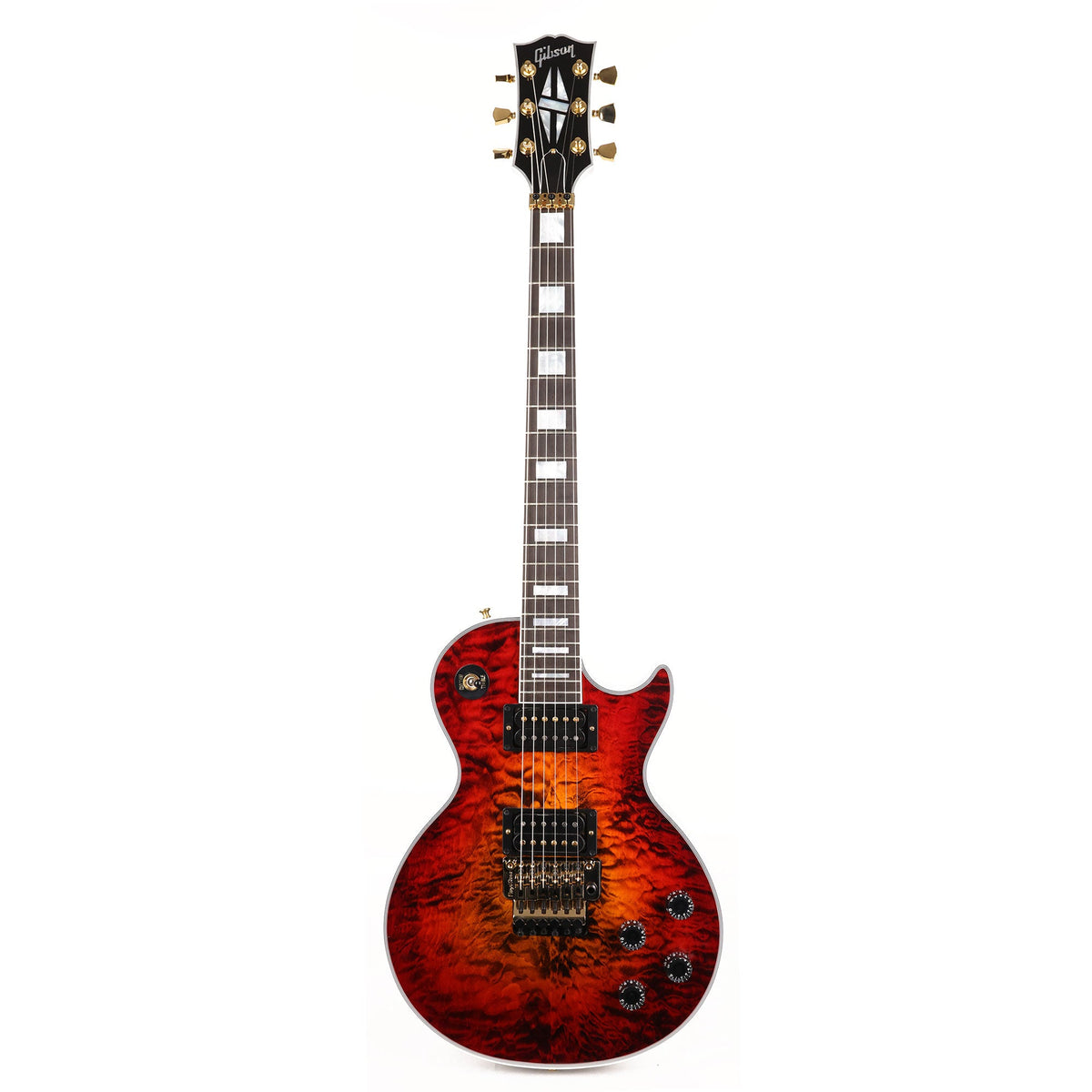 Gibson Custom Shop Les Paul Custom Axcess Made 2 Measure Bengal Burst 5A Top — 2