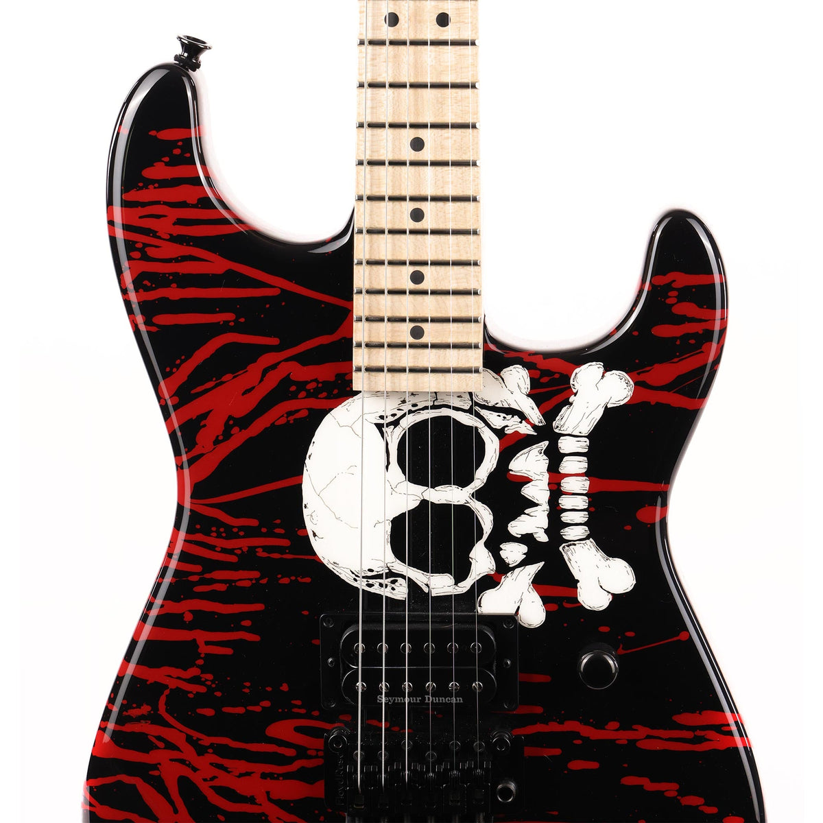 Charvel Custom Shop Warren DeMartini San Dimas Skull Graphic 2021 — 6