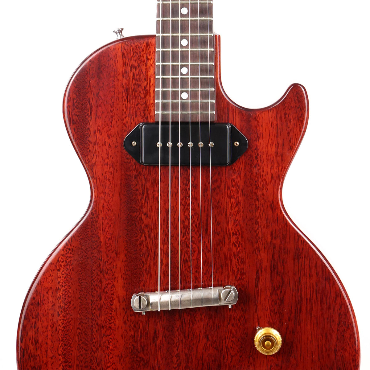 Gibson Custom Shop Les Paul Junior Rhythm Made 2 Measure VOS Aniline Dye Cherry Red — 6