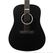 Martin DX Johnny Cash Acoustic-Electric Jett Black As-Is Back Cracks